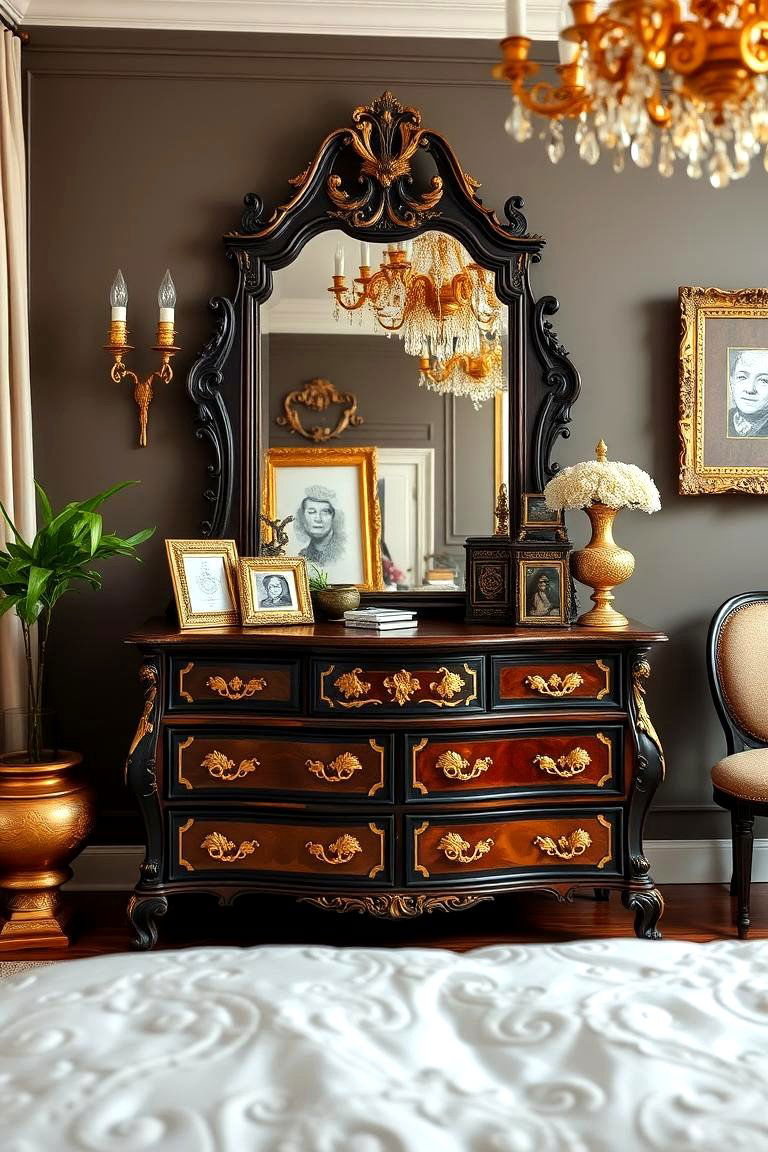 A Touch of Gold Leaf for Opulence - 25 Victorian Bedroom Ideas