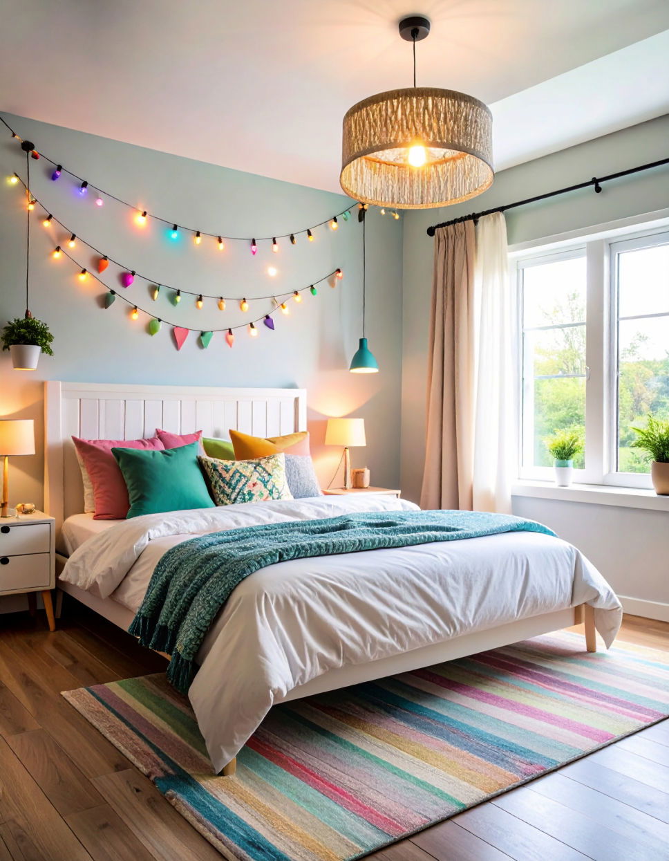 Add Funky Lighting Fixtures Tween Bedroom Ideas