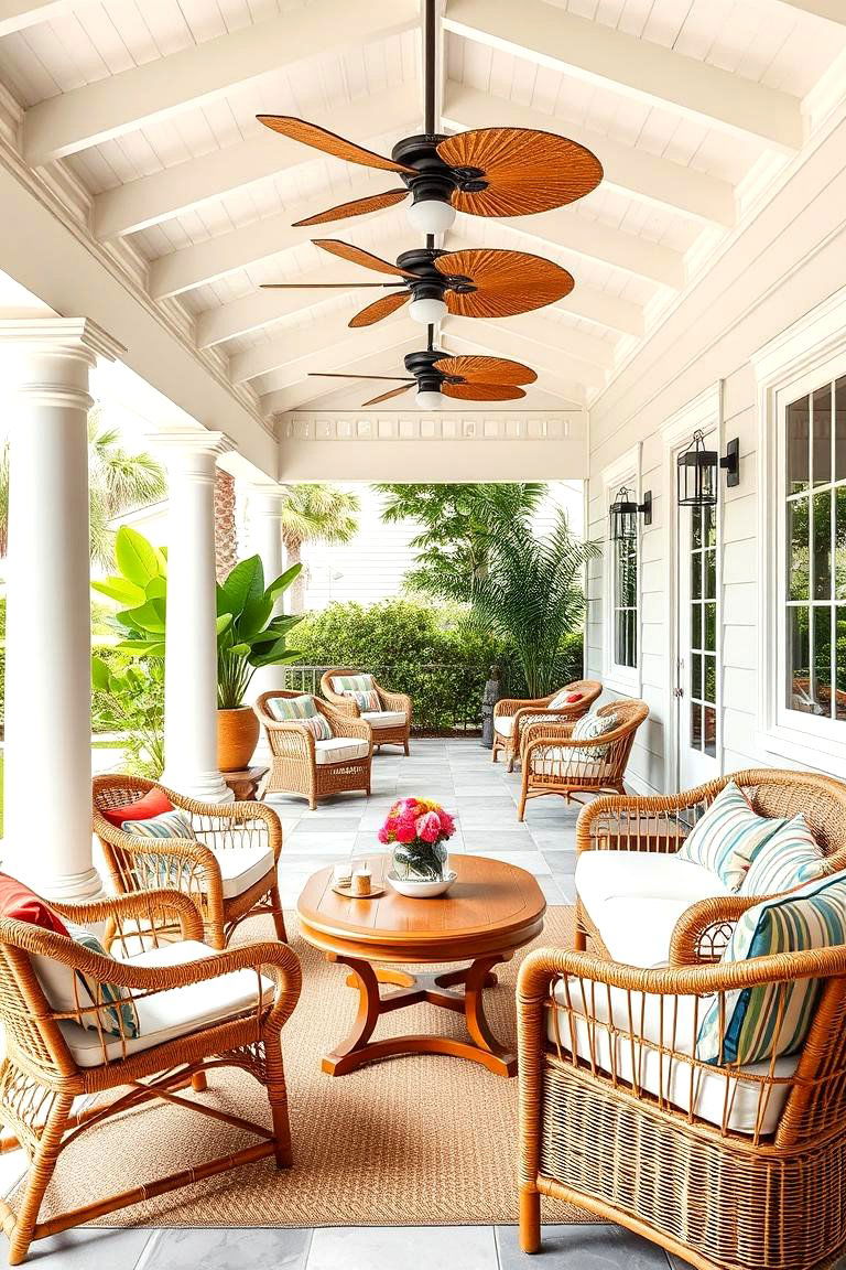 Add Outdoor Furniture for an Airy Relaxed Feel - 25 Florida Room Ideas