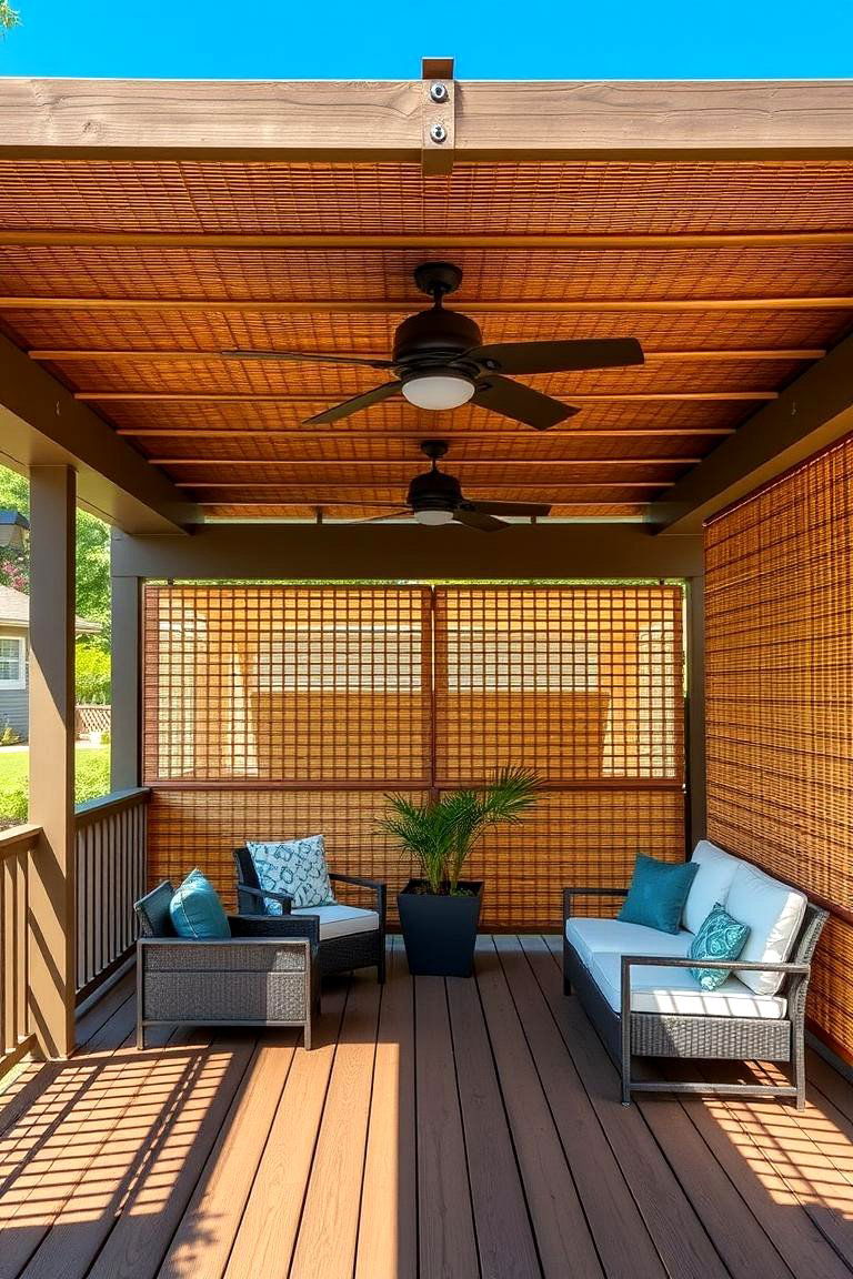 Add Privacy Screens - 25 Under Deck Ideas