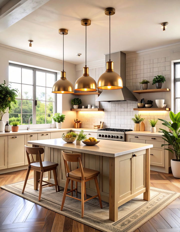 Add Vintage Lighting Fixtures Vintage Kitchen Ideas