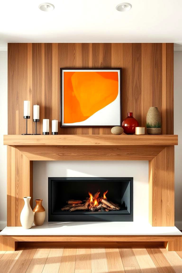 Add a Bold Mantelpiece - 25 Fireplace Decor Ideas