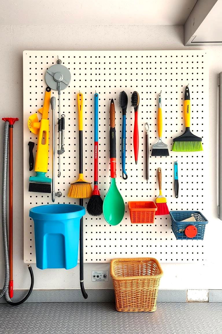 Add a Pegboard for Hanging Tools - 25 Garage Laundry Room Ideas