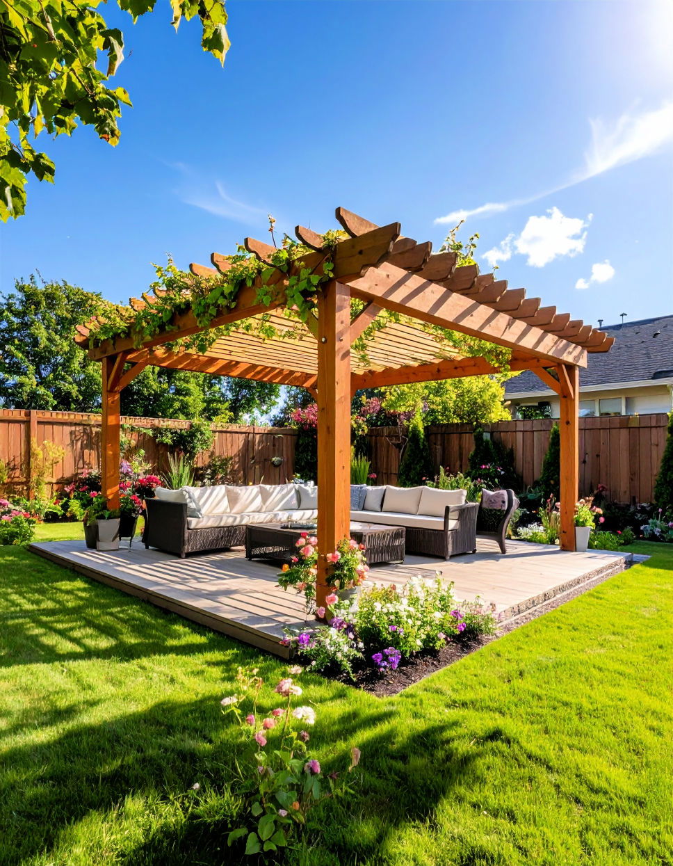 Add a Pergola for Shade and Style
