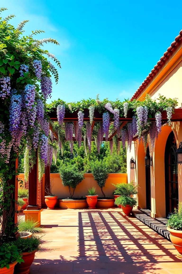 Add a Pergola for Shade - 25 spanish style patio ideas
