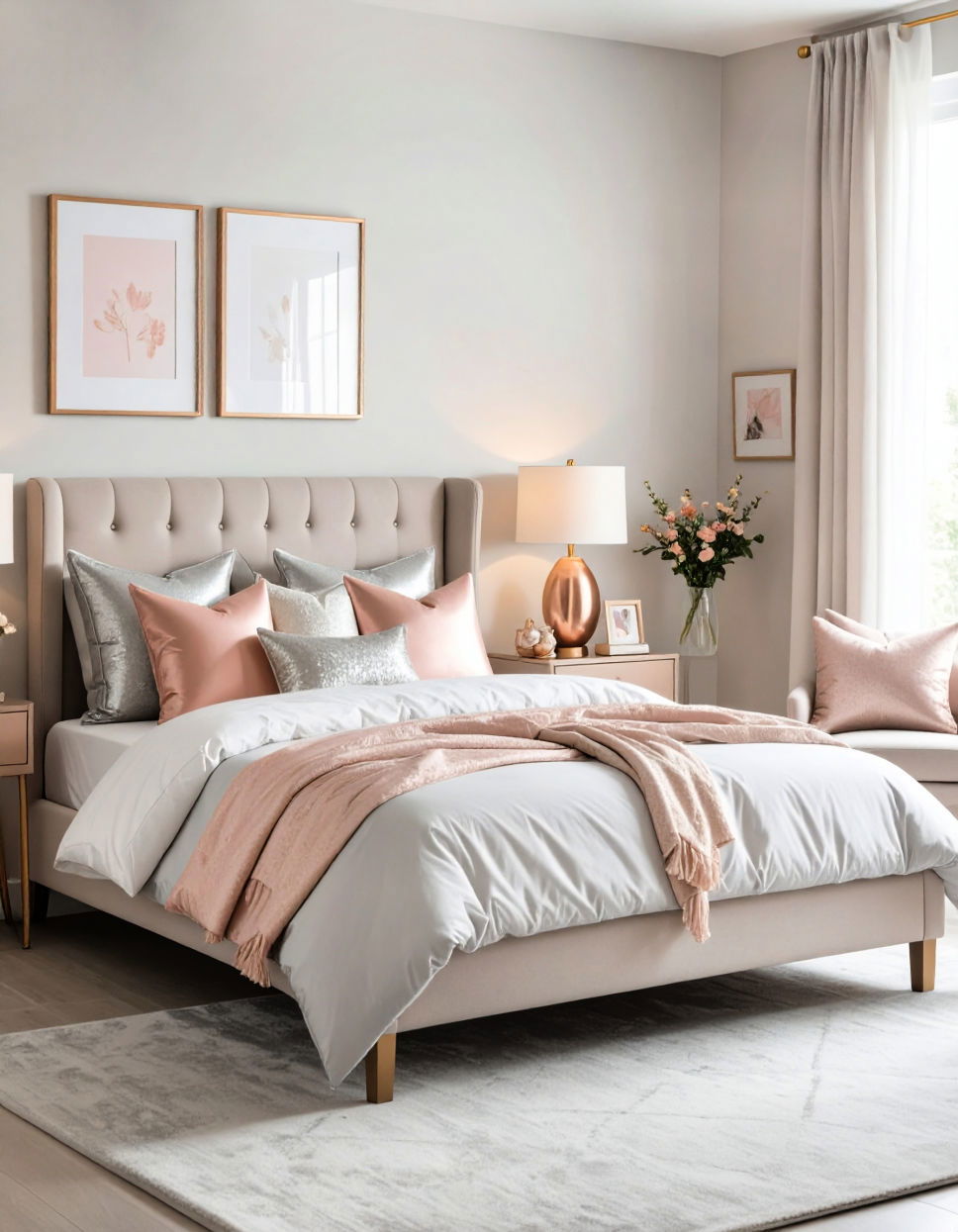 Add a Pop of Metallic Accents Tween Bedroom Ideas