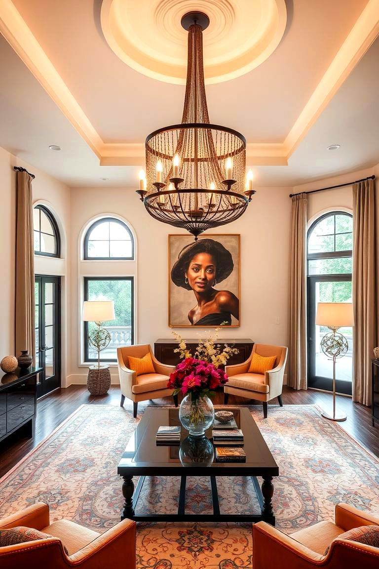 Add a Statement Lighting Fixture - 25 California Room Design Ideas
