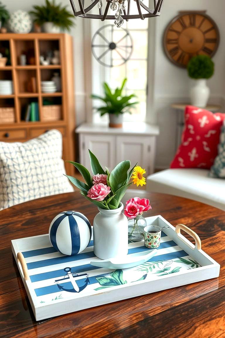 Add a Touch of Whimsy with a Themed Tray - 25 Tray Decor Ideas
