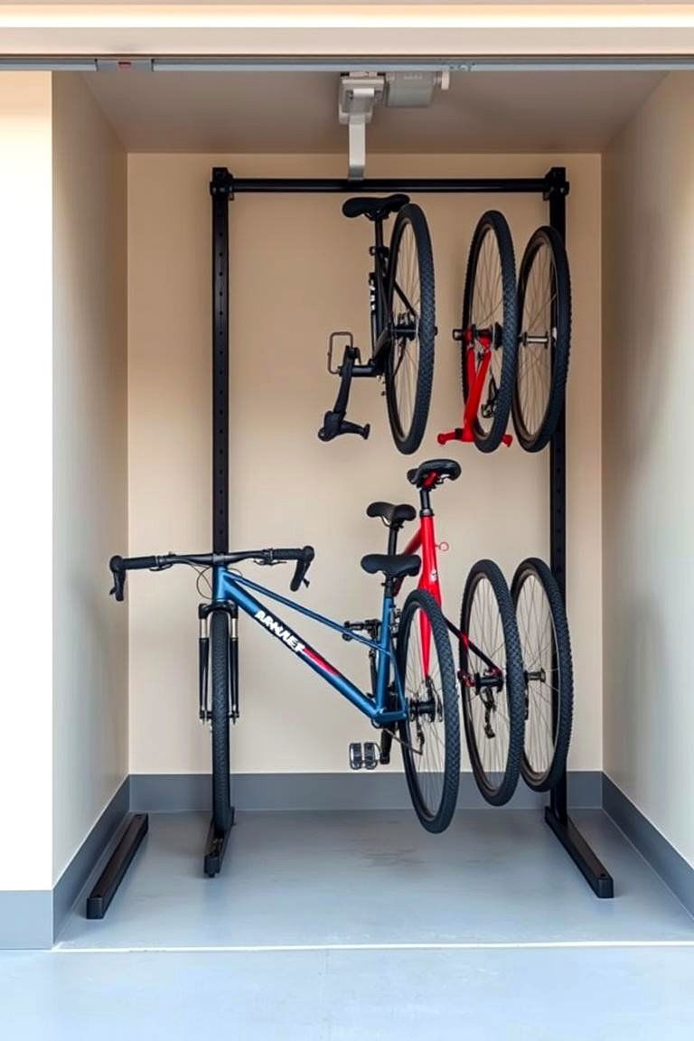 Add a Vertical Bike Stand - 25 Garage Storage Ideas