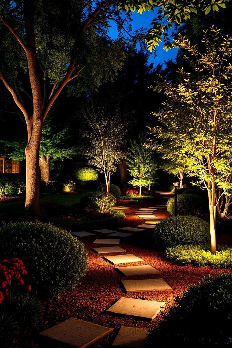 Adding Strategic Landscape Lighting for Evening Charm - 25 Landscaping Ideas