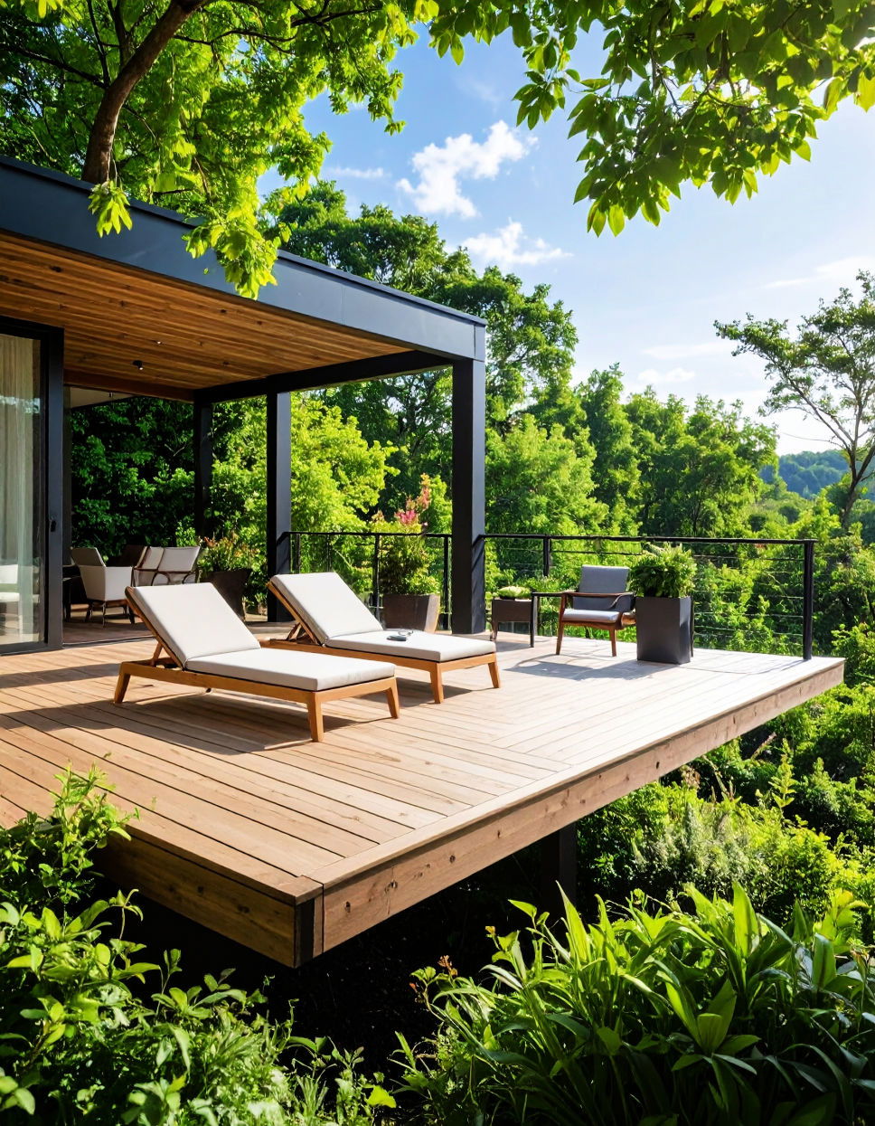Adding a Deck Cantilever to Extend Living Space