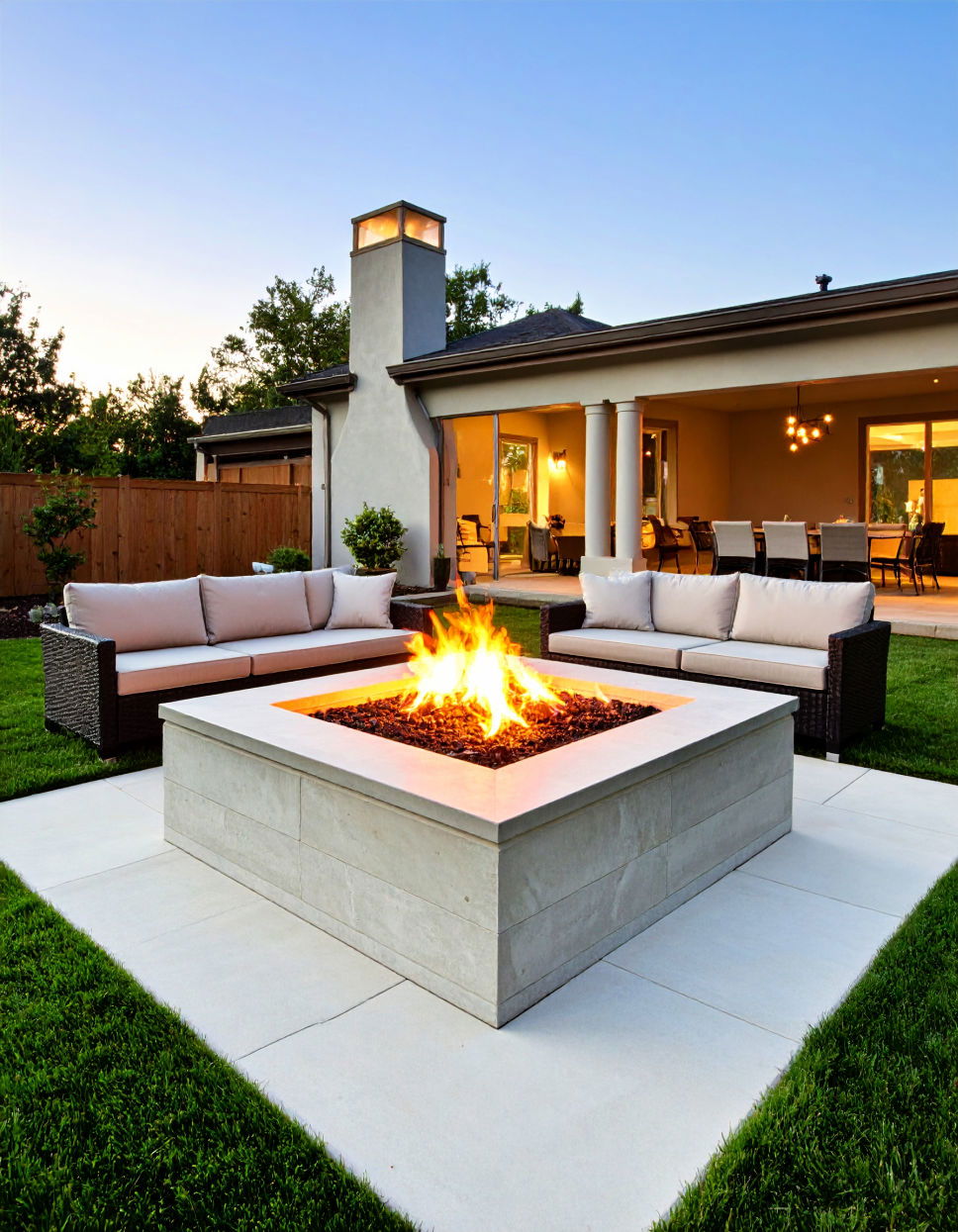 Adorable Square Fire Pit