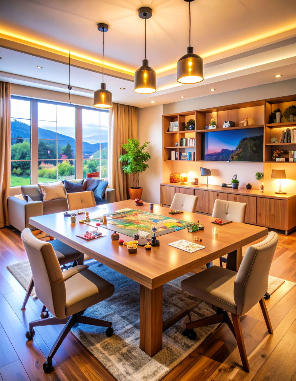 Adorable Tabletop Gaming Area