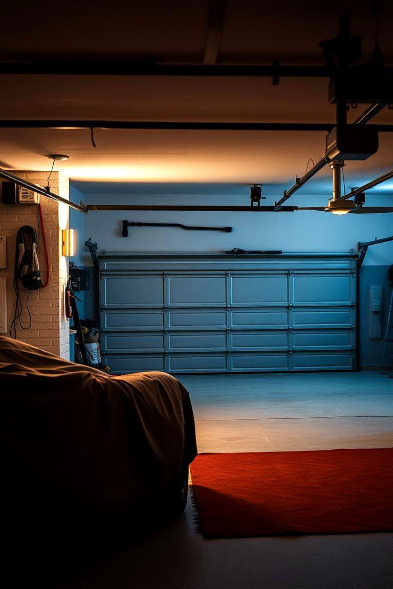 Ambient Lighting for Mood Setting - 25 Garage Lighting Ideas