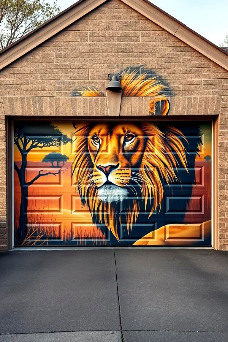 Animal and Wildlife Murals - 25 Garage Door Murals