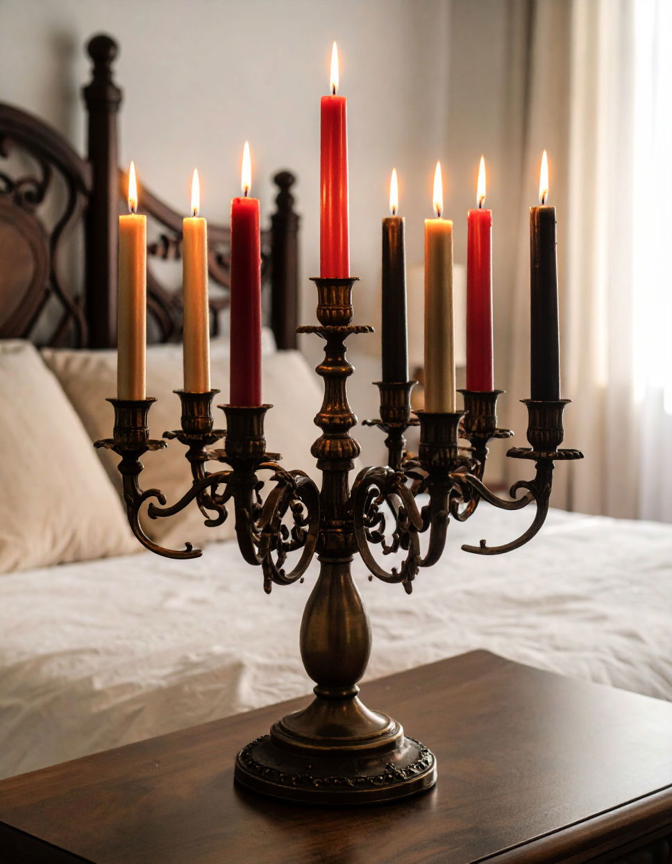 Antique Candlestick Holders for Vintage Charm Vampire Bedroom Ideas