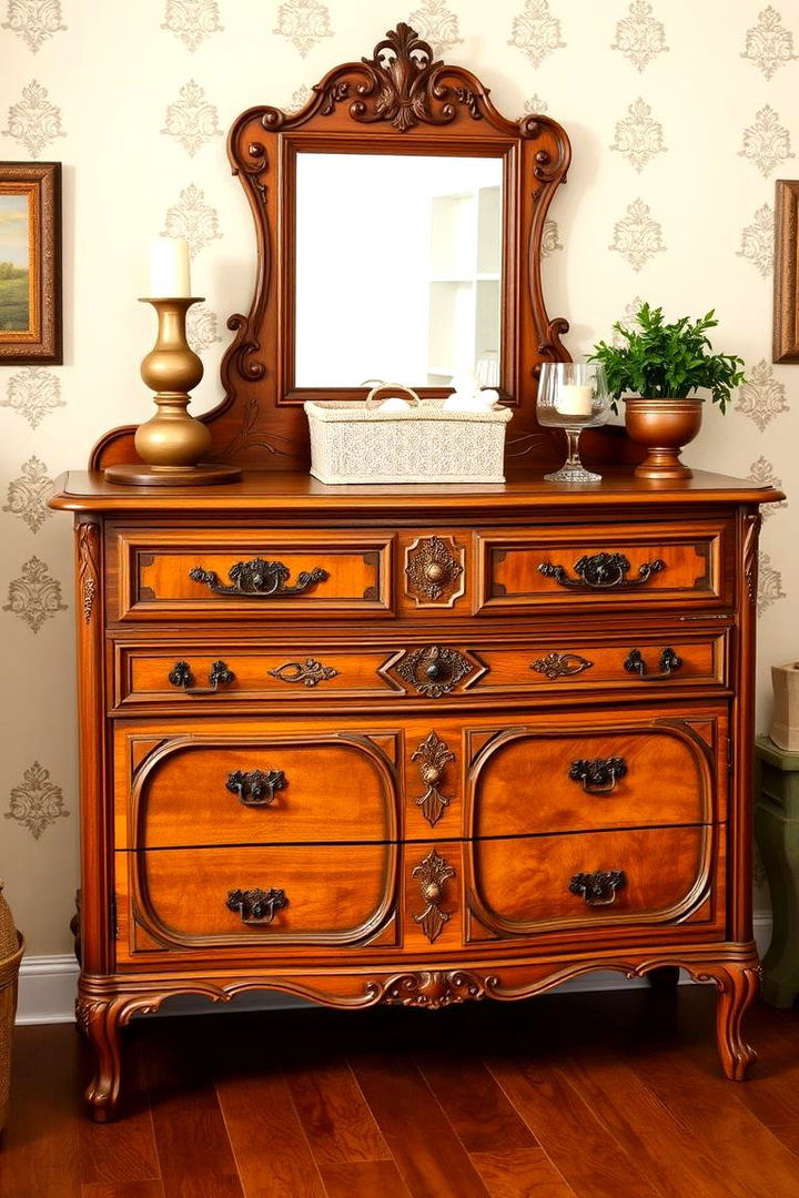 Antique Dresser for a Timeless Touch - 25 Vintage Nursery Ideas