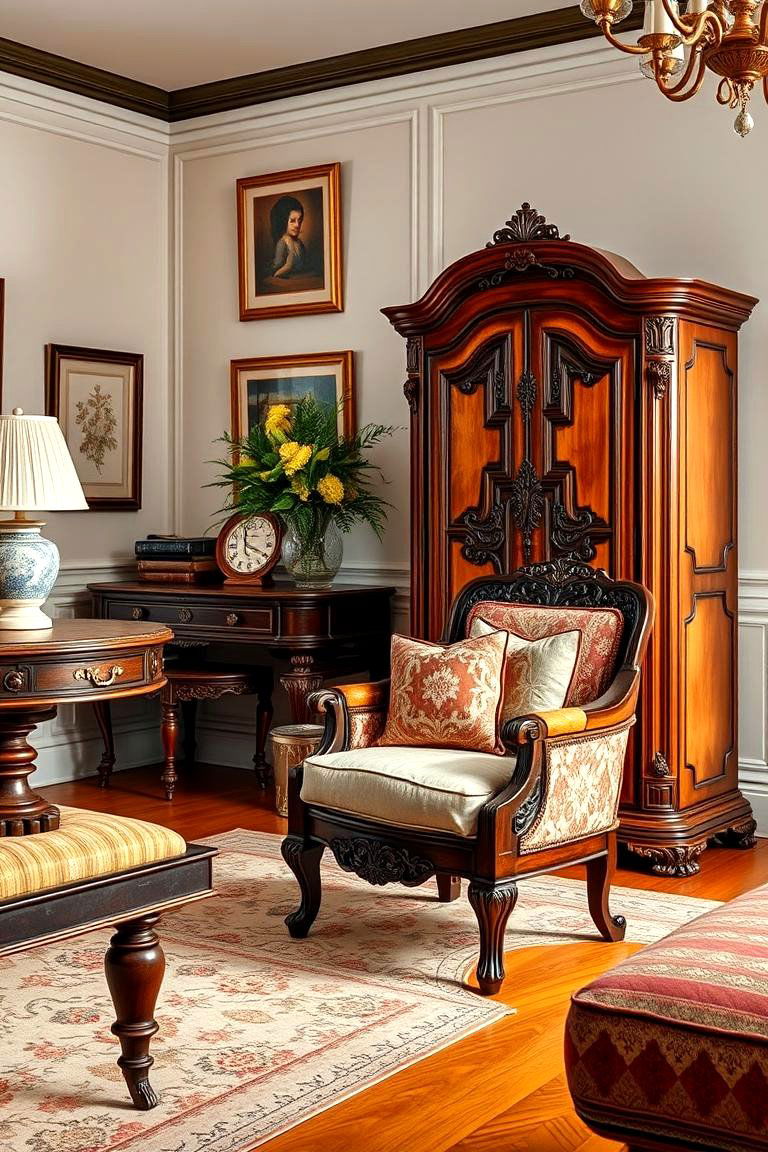 Antique Furniture for a Timeless Look - 25 Traditional Interior Design Ideas
