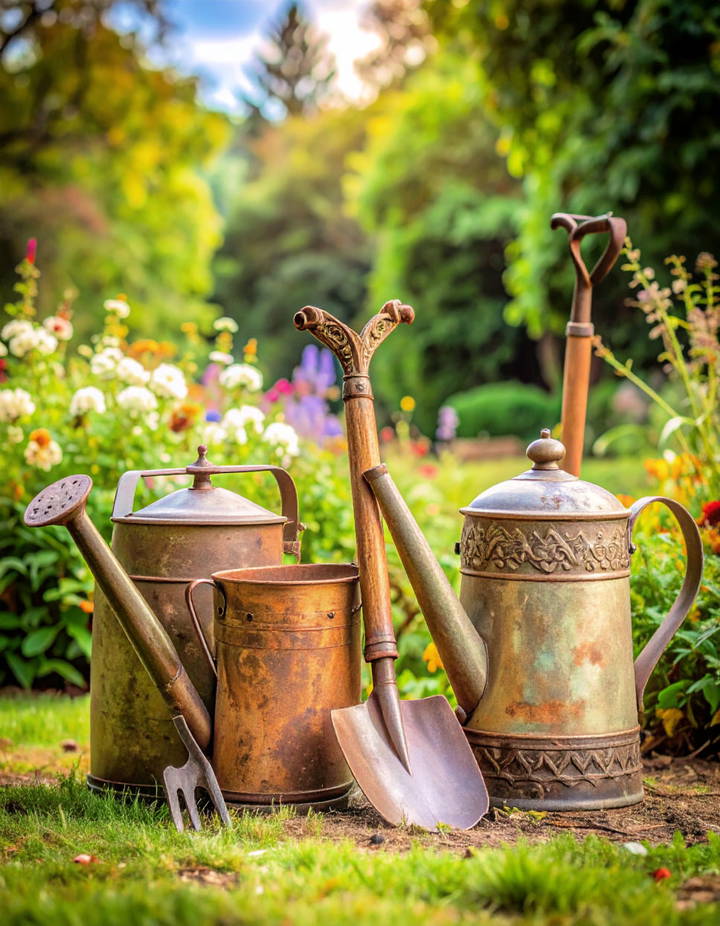 Antique Garden Tools for a Nostalgic Look Vintage Garden Ideas