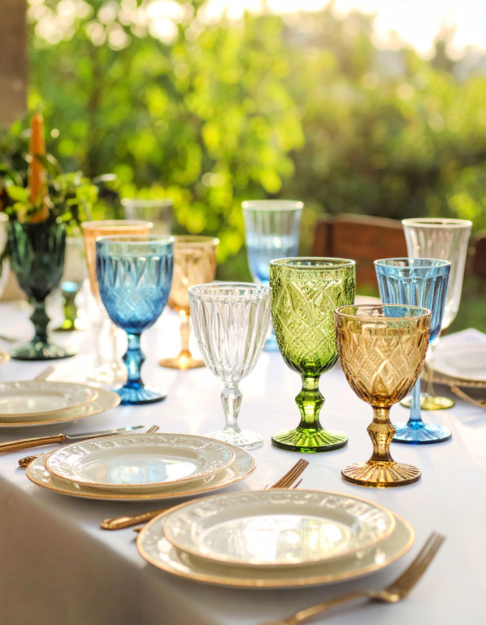 Antique Glassware for an Elegant Touch Vintage Wedding Ideas