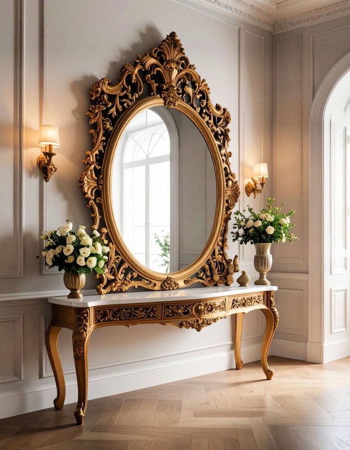 Antique Mirrors Victorian Hallway Ideas