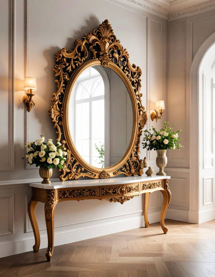 Antique Mirrors Victorian Hallway Ideas