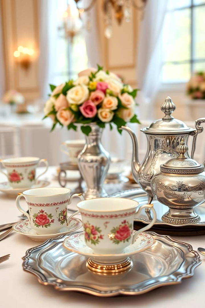 Antique Tea Sets for an Elegant Tea Party - 25 Vintage Wedding Ideas