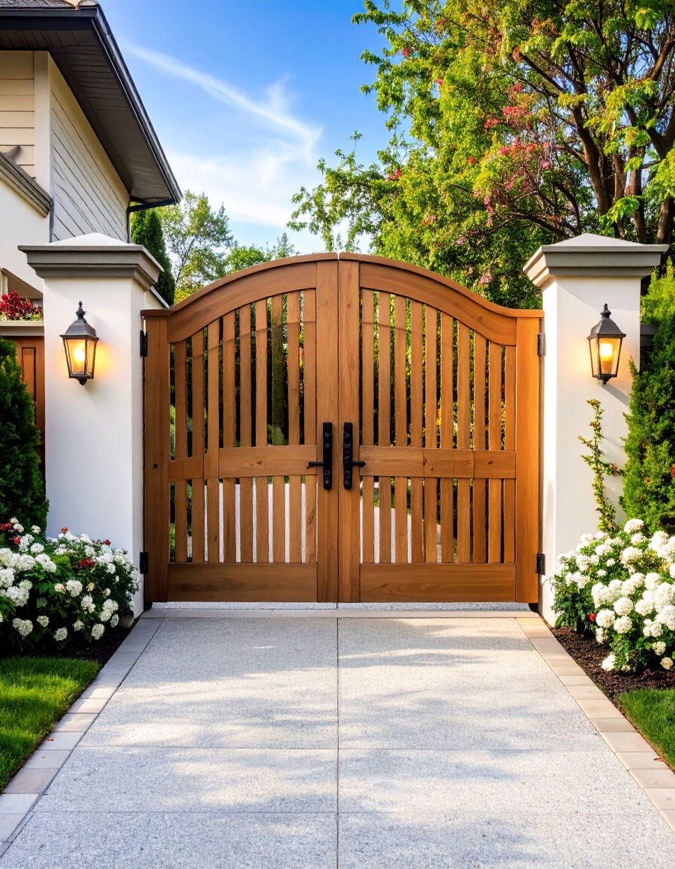 Arched Gate for a Graceful Entrance