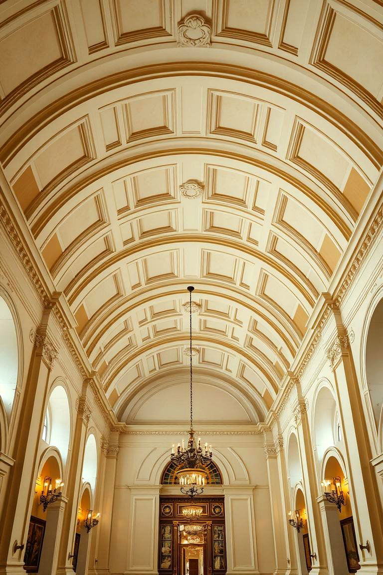 Arched Vaults for Classical Elegance - 25 Vaulted Ceiling Ideas