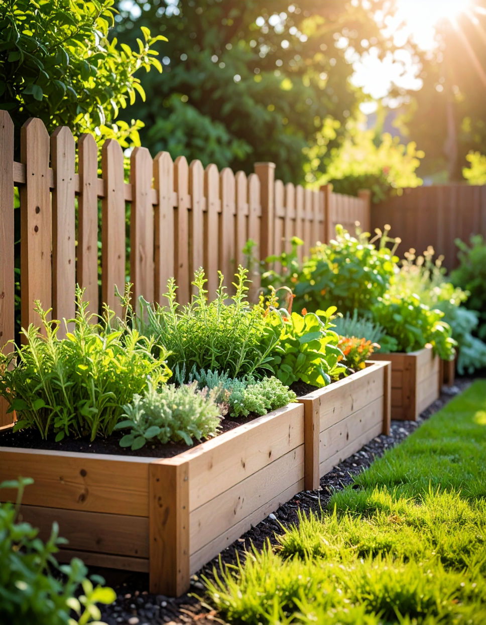 Aromatic Herb Beds for Sensory Appeal