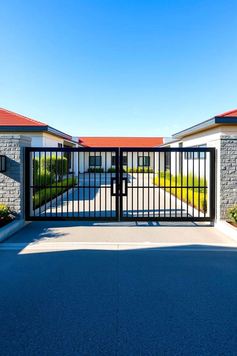 Automatic Gate for Modern Convenience - 25 Fence Gate Ideas