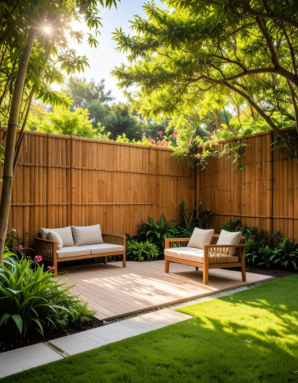 Bamboo Fences for Eco Friendly Privacy Types of Fences