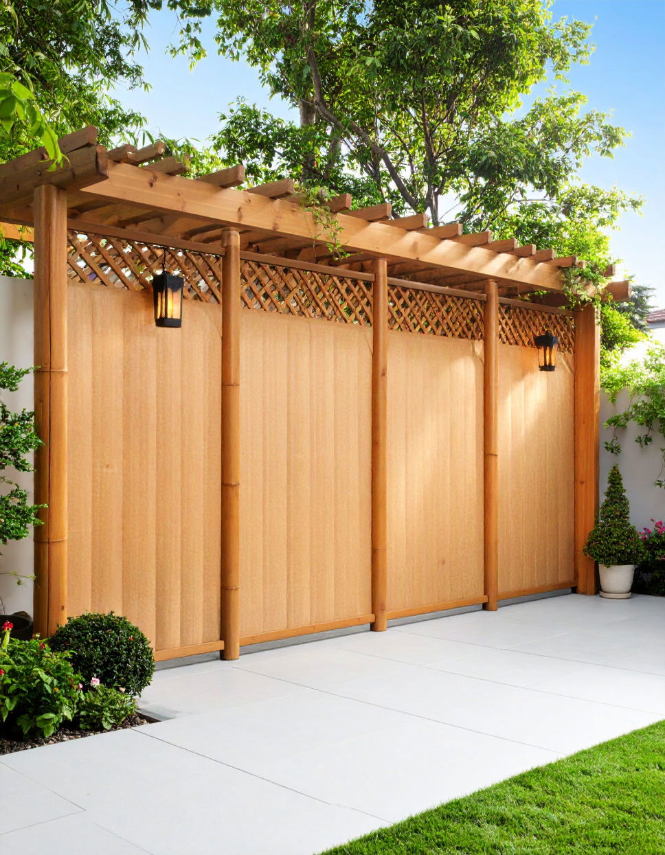 Bamboo Screens for Natural Shade