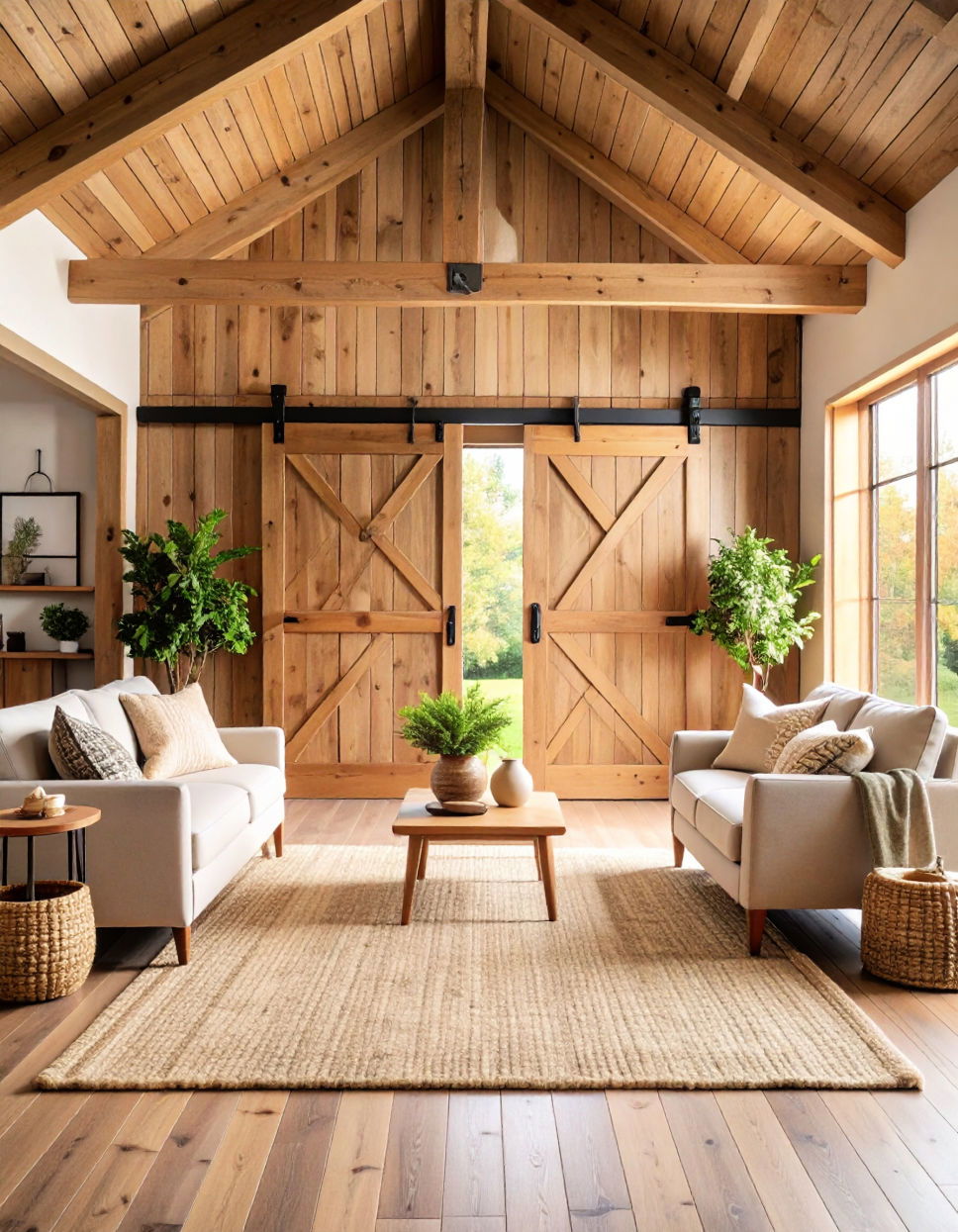 Barn Doors for a Rustic Touch
