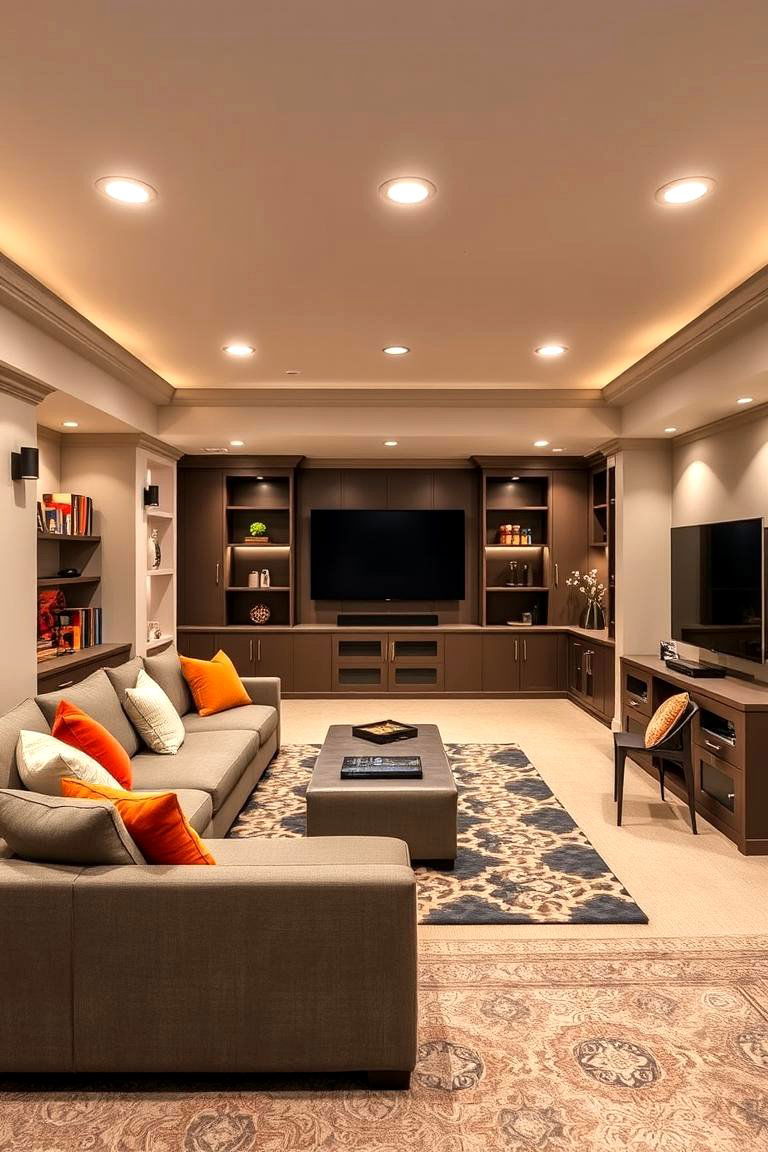 Basement Versatile and Spacious - 25 Types of Rooms in a House