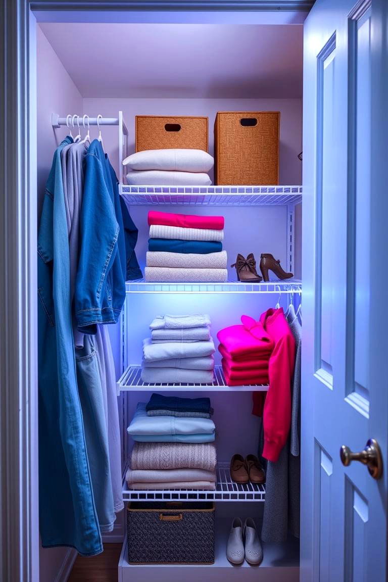 Battery Powered Stick On Lights - 25 Closet Lighting Ideas