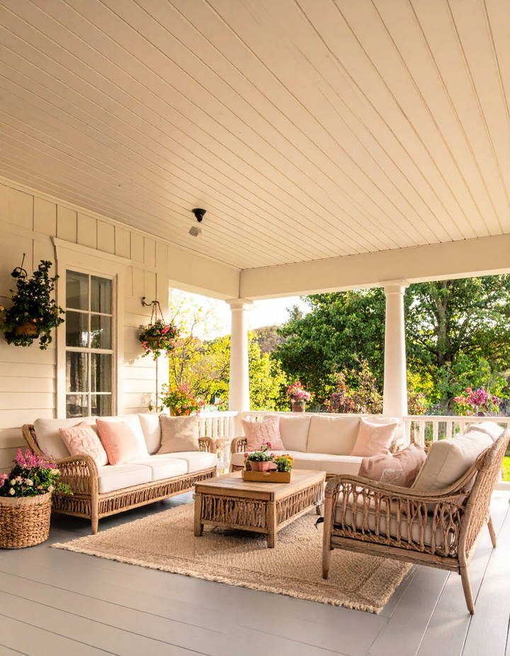 Beadboard Ceiling for a Timeless Appeal Vinyl Porch Ceiling Ideas