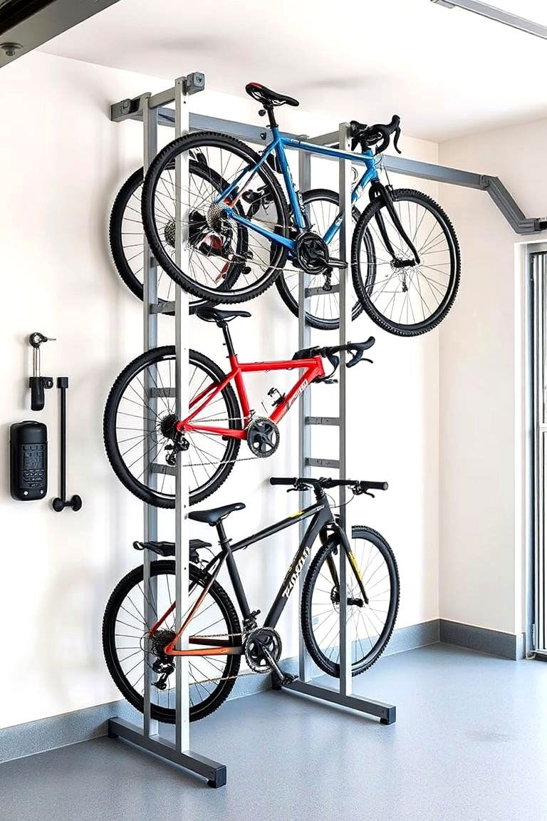 Bike Ladder Rack - 25 Garage Bike Storage Ideas