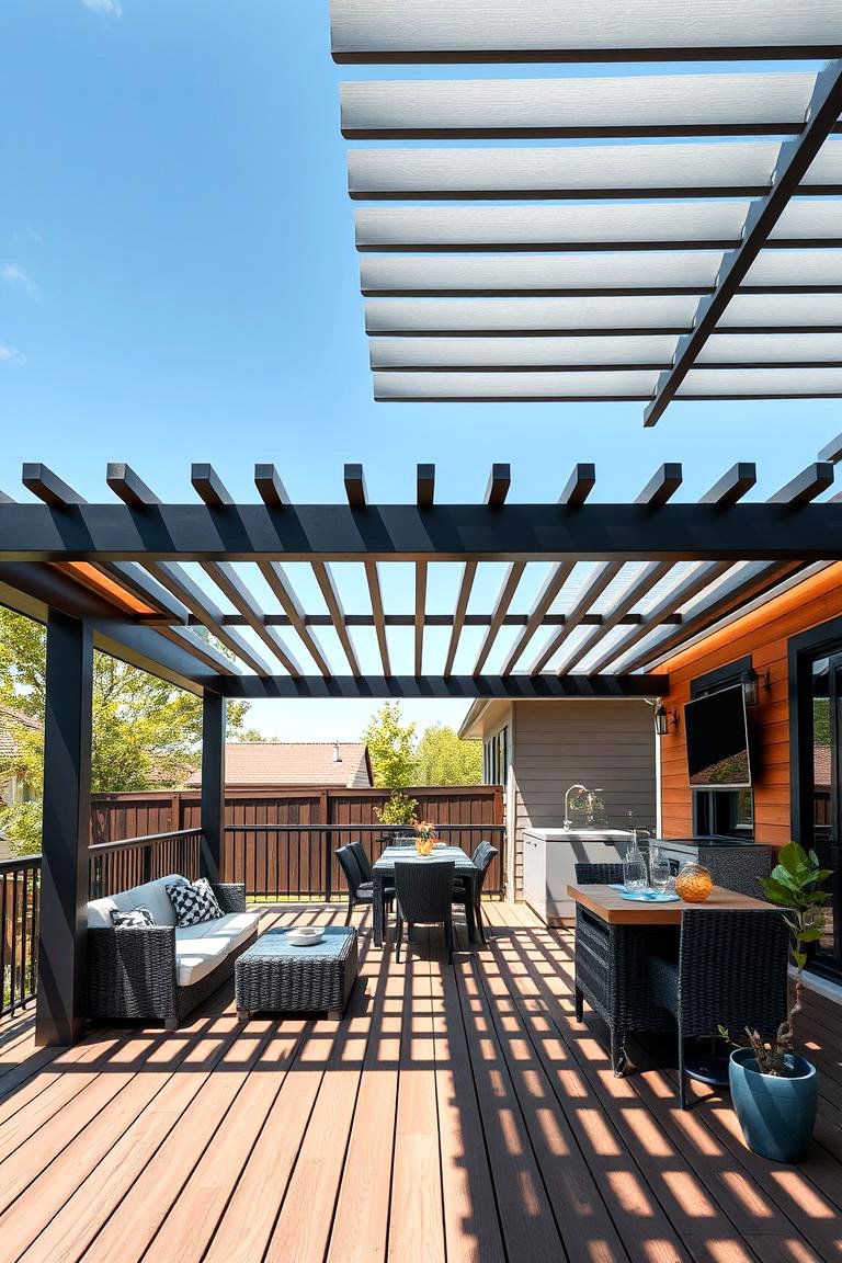 Bioclimatic Pergolas for Advanced Climate Control - 25 Deck Awning Ideas