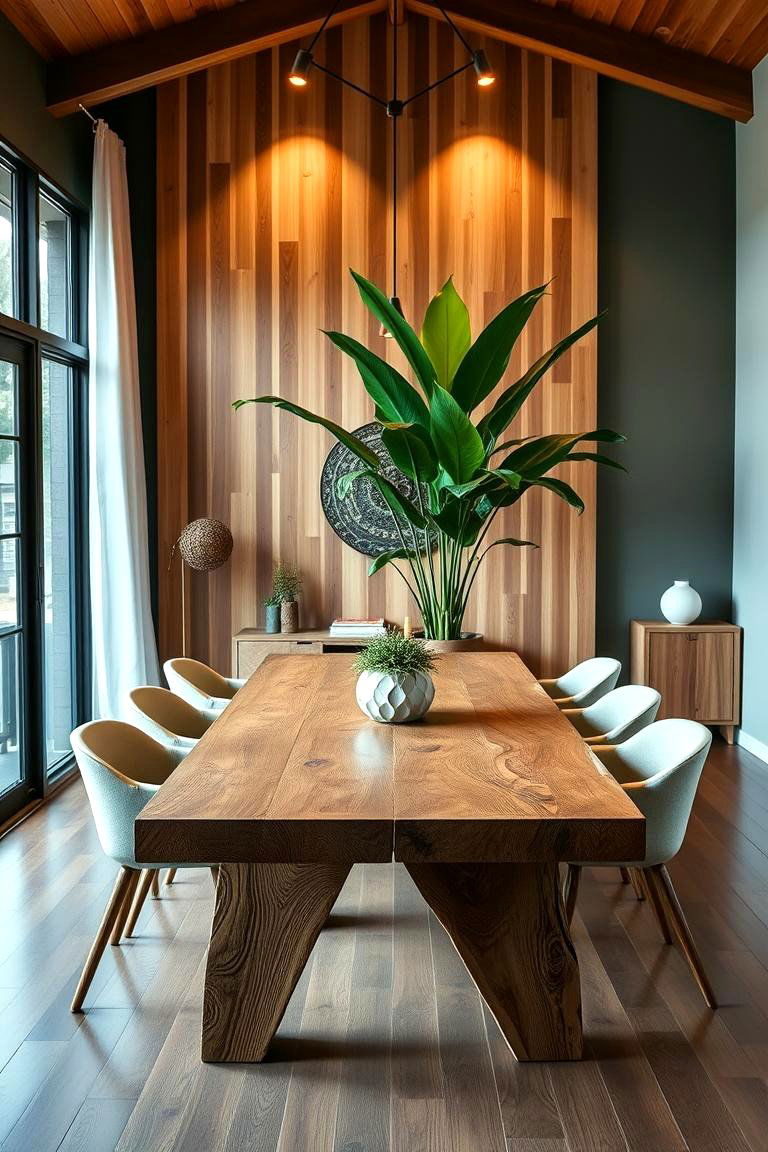 Biophilic Design for Natural Serenity - 25 Luxury Dining Room Ideas