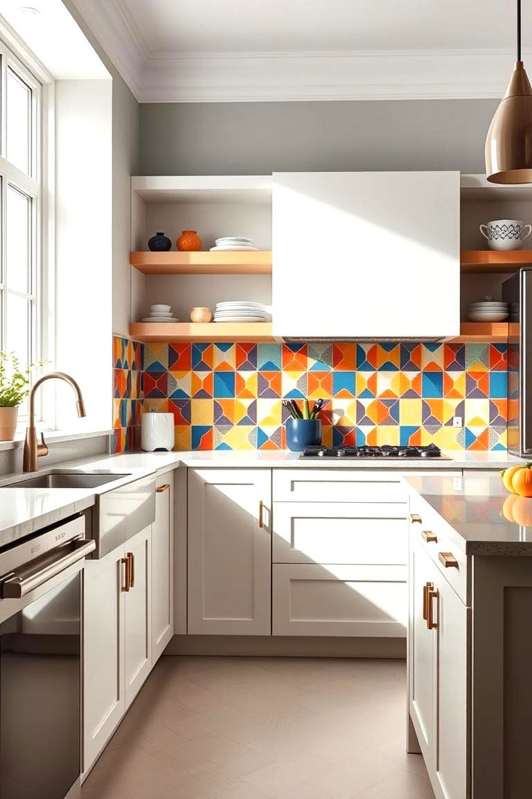 Bold Backsplashes - 25 Townhouse Kitchen Ideas