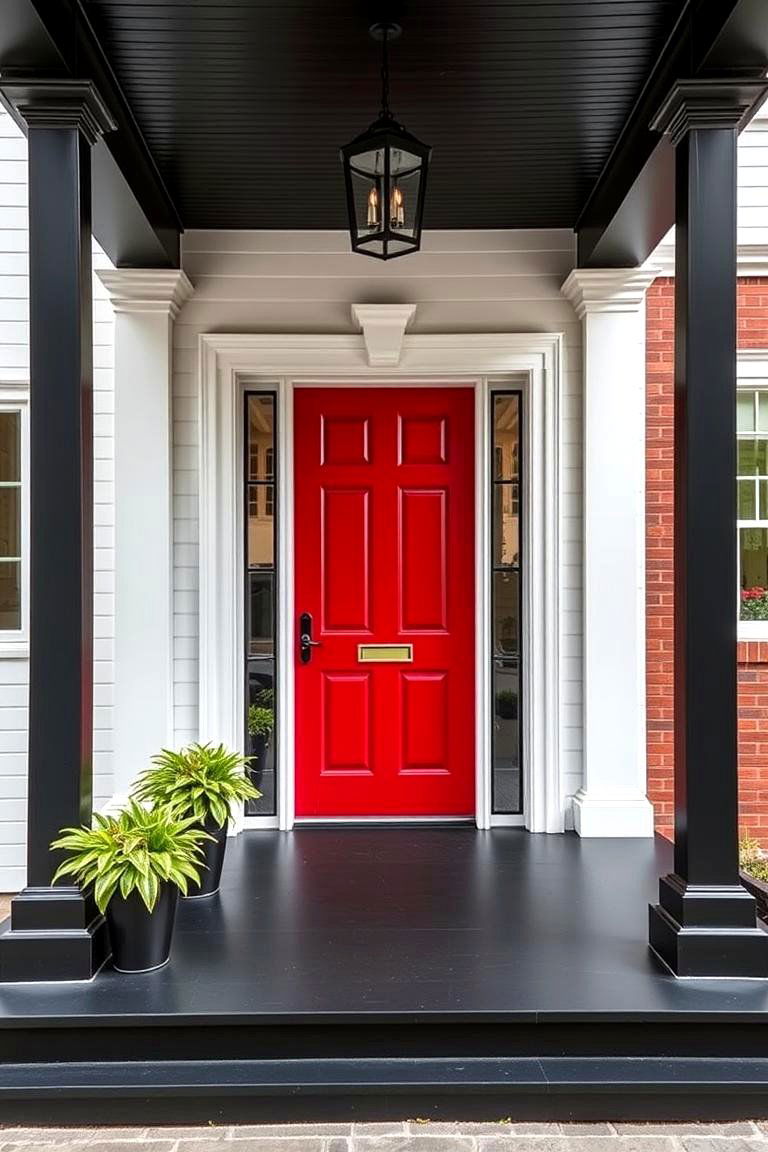 Bold Black for Striking Sophistication - 25 Porch Paint Colors