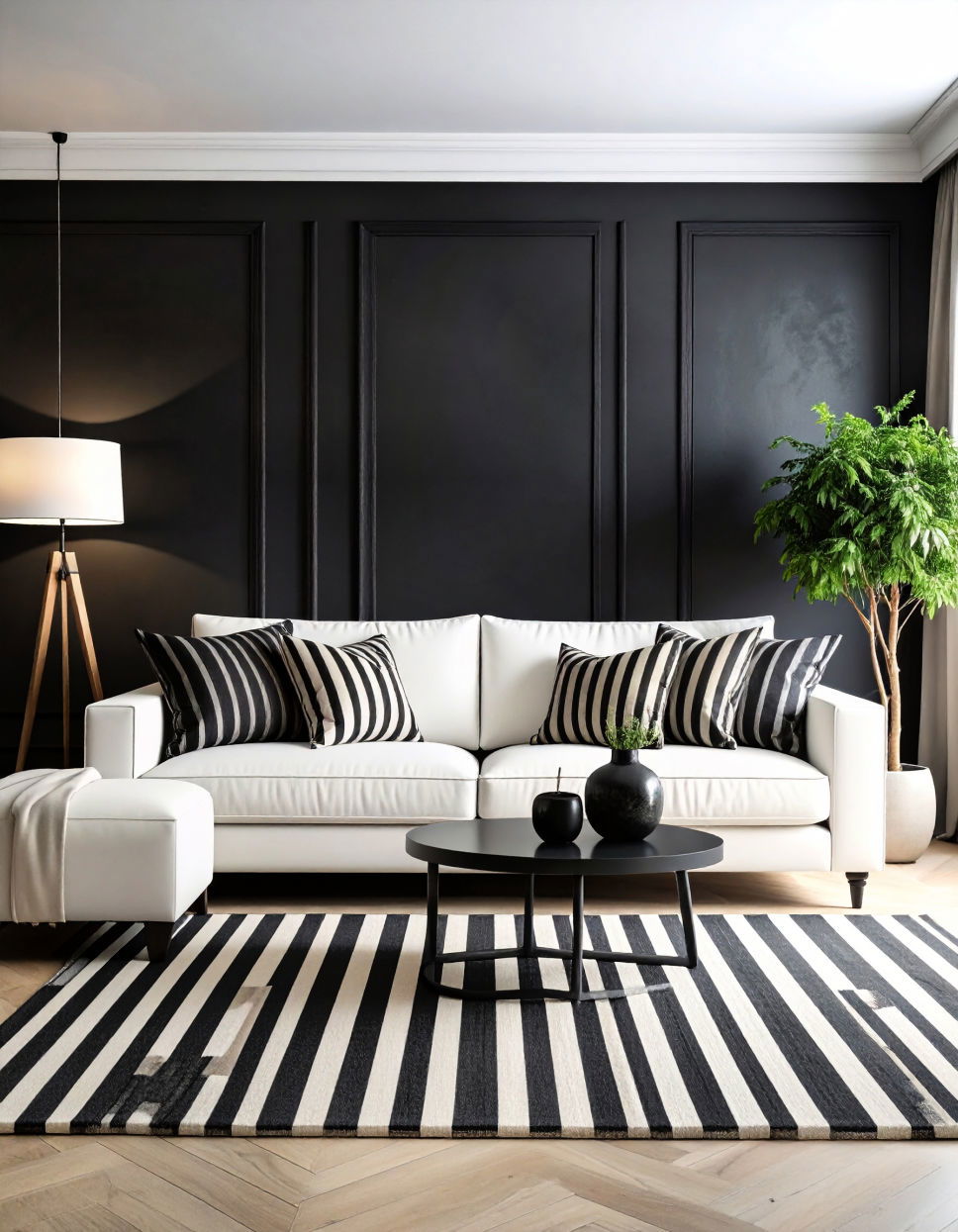 Bold Contrasts with Black and White