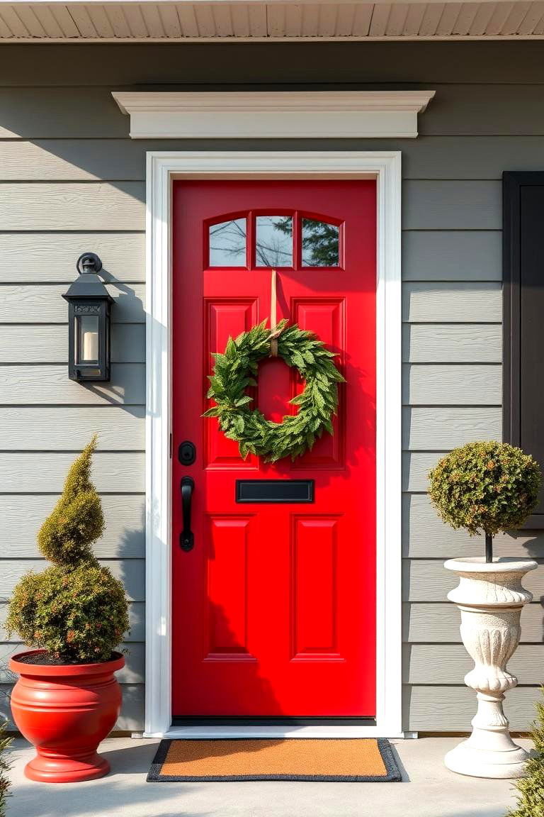 Bold Red Doors for a Classic Look - 25 Front Door Color Ideas