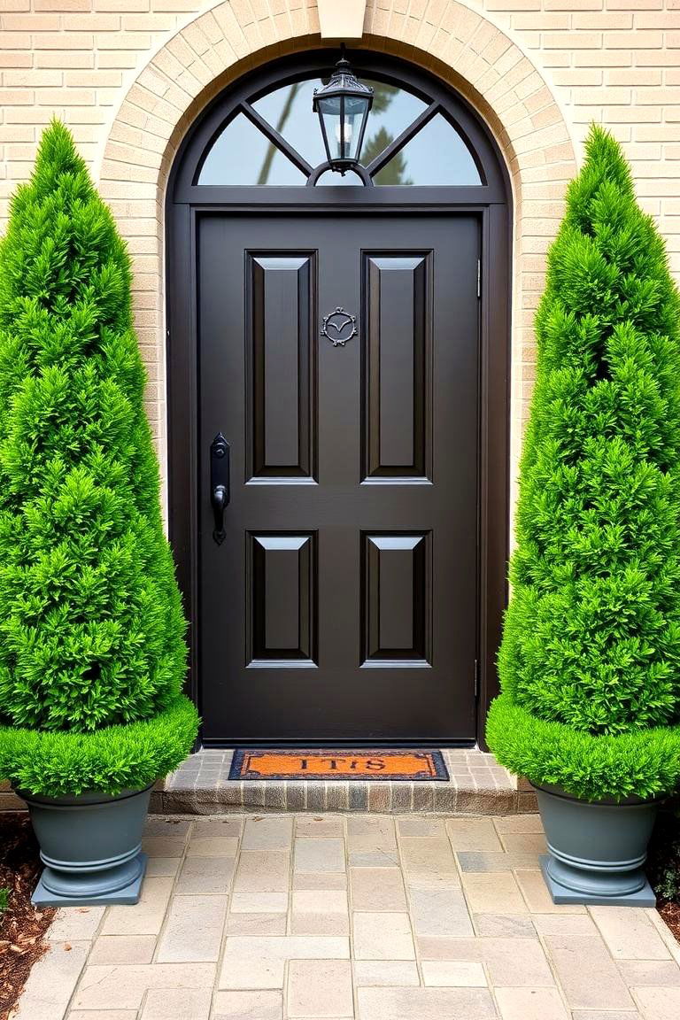 Boxwood Framing for Your Front Door - 25 Front Yard Boxwood Designs