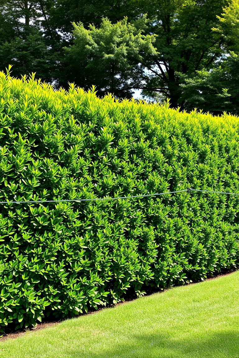 Boxwood Privacy Screen for Enhanced Privacy - 25 Front Yard Boxwood Designs