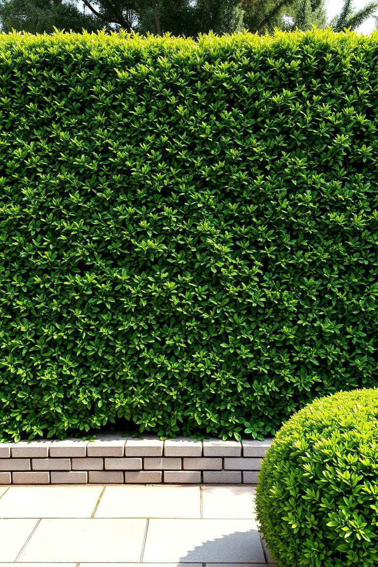 Boxwood Wall for a Bold Statement - 25 Front Yard Boxwood Designs