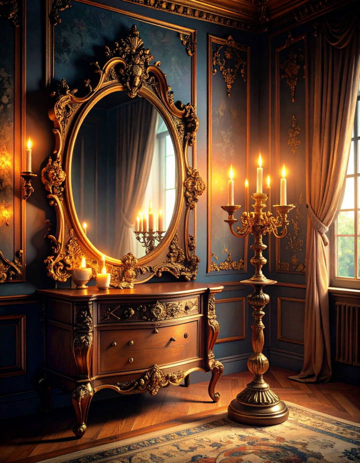 Brass and Bronze Accents Victorian Interior Design Ideas