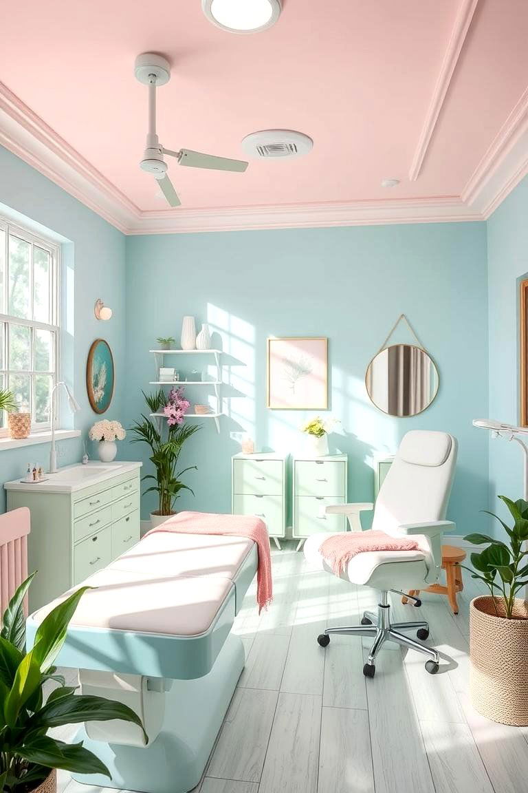 Bright Colors for a Cheerful Mood - 25 Facial Room Ideas
