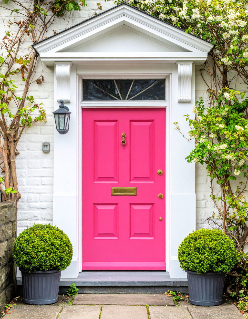 Bright Pink Front Door Color